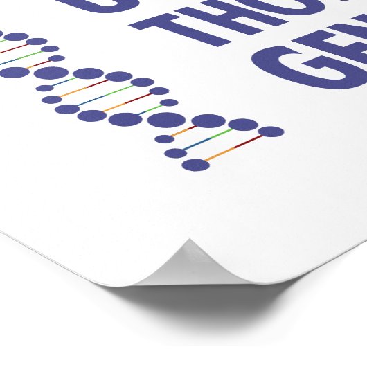 Tijd om die genetische genen te ontrafelen poster (Hoek)