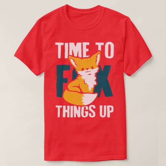 Tijd om dingen op te voeden t-shirt (Design voorkant)