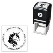 Tijd om dit eenhoornfeest te beginnen  zelfinktende stempel (In situ)