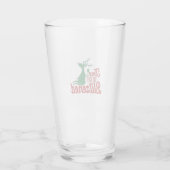 Tijd om dronken te worden Kerstmis rendier Glas (Achterkant)