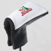 Tijd om dronken te worden Kerstmis rendier Golfheadcover (3/4 voorkant)