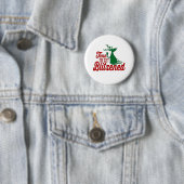 Tijd om dronken te worden Kerstmis rendier Ronde Button 5,7 Cm (In situ)