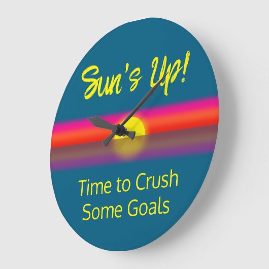 Tijd om een aantal doelen te verbreken | zonsopgan grote klok (Hoek)