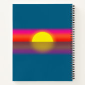 Tijd om een aantal doelen te verbreken | zonsopgan notitieboek (Achterkant)