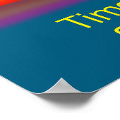 Tijd om een aantal doelen te verbreken | zonsopgan poster (Hoek)