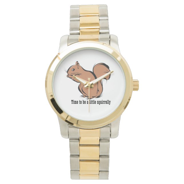 Tijd om een beetje Squirely Watch te zijn Horloge (Voorkant)