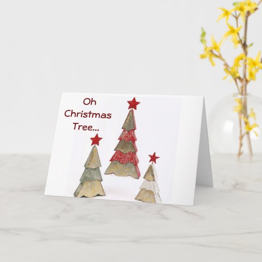 TIJD OM EEN CAROL OF TWEE.. MERRY CHRISTMAS TE ZEN KAART (Gele Bloem)