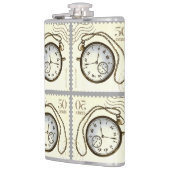 Tijd om een drankje te nemen heupfles (Links)