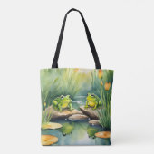 Tijd om een lied te beginnen tote bag (Achterkant)