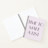 Tijd om een Notitieboek van het Bullet Journal van (Binnen)