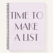 Tijd om een Notitieboek van het Bullet Journal van (Voorkant)