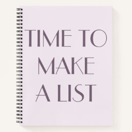 Tijd om een Notitieboek van het Bullet Journal van