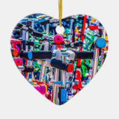 Tijd om een scooter te kopen keramisch ornament (Voorkant)