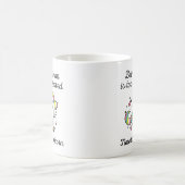 Tijd om een unicorn te worden koffiemok (Center)