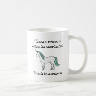 Tijd om een unicorn te worden koffiemok