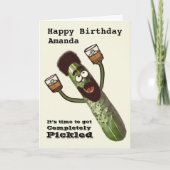 Tijd om feestdag te beklimmen kaart (Voorkant)