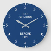 Tijd om Funny Bar Pub Alcohol Fan Blue Clock te Dr