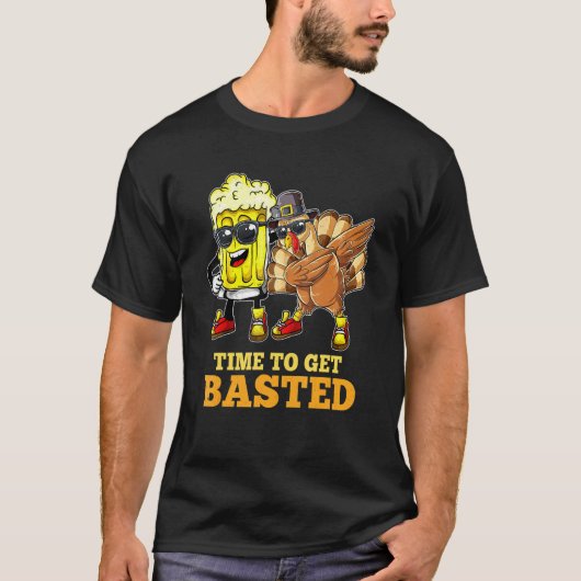 Tijd om gebastde Shirt bier te krijgen en Turkije (Voorkant)