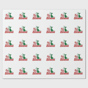 Tijd om geblitzt te worden Kerstmis rendieren Cadeaupapier