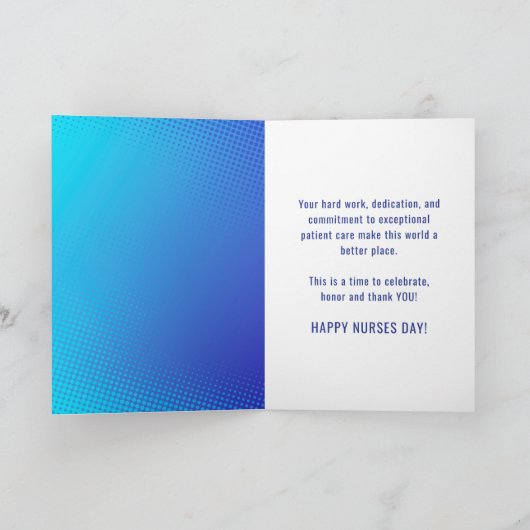 Tijd om geweldige verpleegsters zoals JOU te viere Kaart (Binnen)