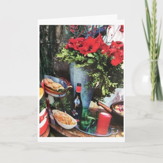 TIJD OM GEZIN EN VRIENDEN TE CELEBRATEN "CHRISTMAS KAART (Voorkant)