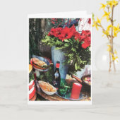 TIJD OM GEZIN EN VRIENDEN TE CELEBRATEN "CHRISTMAS KAART (Gele Bloem)