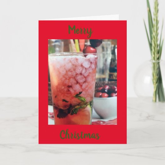 TIJD OM GEZIN EN VRIENDEN TE CELEBRATEN "CHRISTMAS KAART (Voorkant)