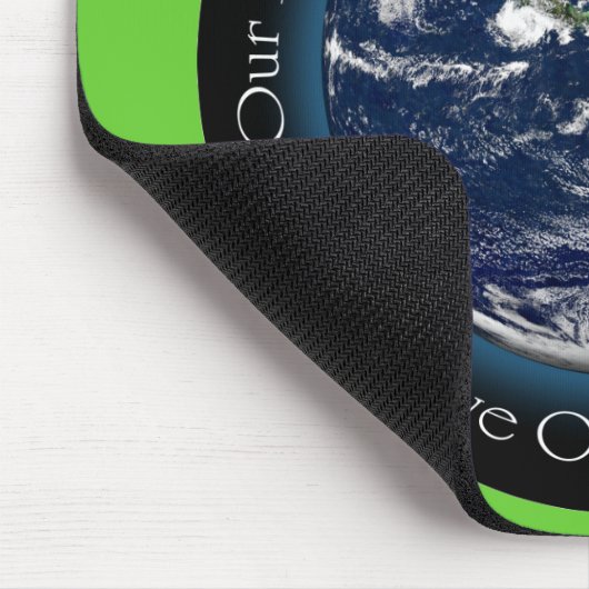 Tijd om groene Mousepad te gaan Muismat (Hoek)