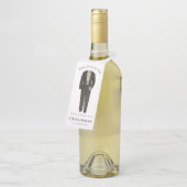 Tijd om Groomsman Proposal  Tuxedo aan te passen Flessenhanger (Schuin)