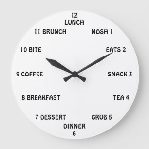 Tijd om grote klok te eten