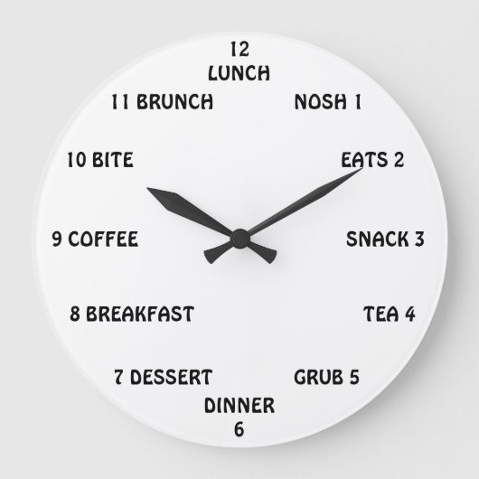 Tijd om grote klok te eten (Voorkant)