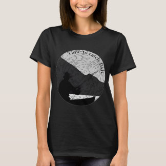 tijd om grote vissen te vangen t-shirt