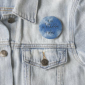 Tijd om HAPPY Blue Sky Button te zijn (In situ)