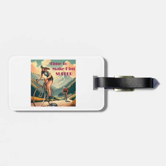 Tijd om hem te laten lijden bagagelabel (Achterkant horizontaal)