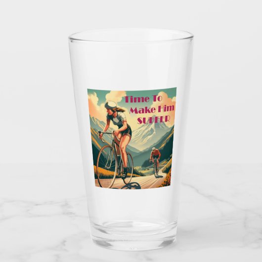 Tijd om hem te laten lijden Fietsen Glas (Voorkant)