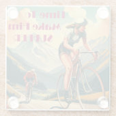 Tijd om hem te laten lijden glazen onderzetter (Achterkant)