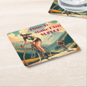 Tijd om hem te laten lijden kartonnen onderzetters (Schuin)