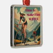 Tijd om hem te laten lijden metalen ornament (Rechts)