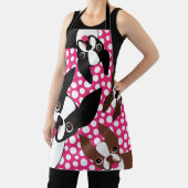 Tijd om het Apron van de Terriers van Boston te vo Schort (Insitu)