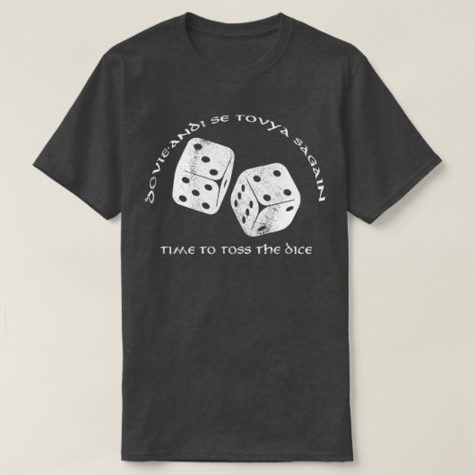 Tijd om het ijwiel van de Tijd te verplaatsen T-shirt (Design voorkant)