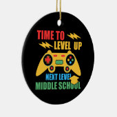 Tijd om het middelbare schoolvideogamer op te waar keramisch ornament (Rechts)