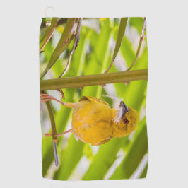 Tijd om het nest te bouwen golfhanddoek