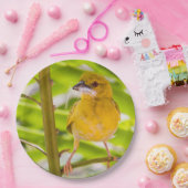 Tijd om het nest te bouwen papieren bordje (Feest)