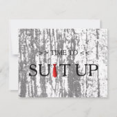 Tijd om het Rode Stropdas van de Achtergrond van h Kaart (Voorkant)