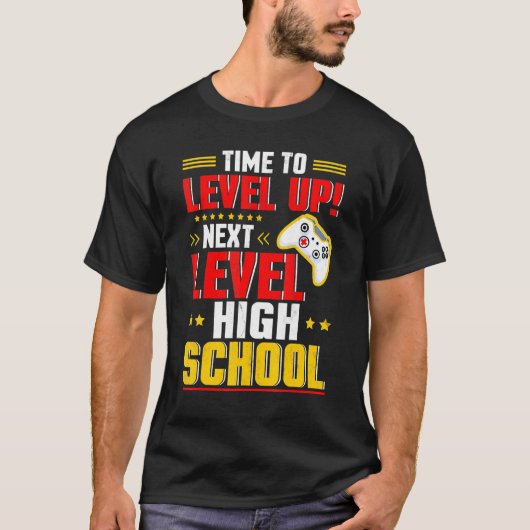 Tijd om het volgende high school-Afstuderen game o T-shirt (Voorkant)