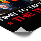 Tijd om het vuilnis Trump Garbage Man uit te schak Poster (Hoek)