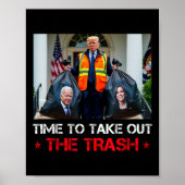 Tijd om het vuilnis Trump Garbage Man uit te schak Poster (Voorkant)