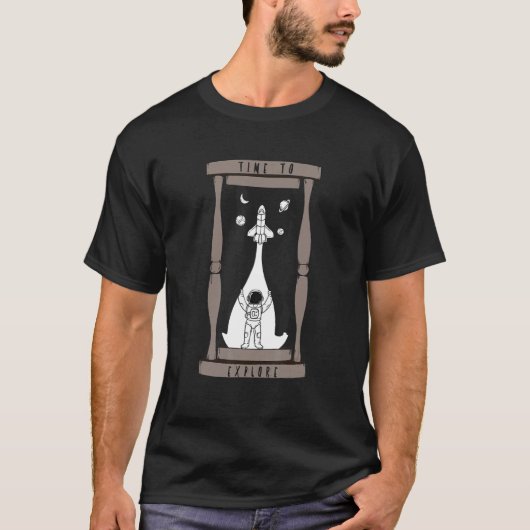 Tijd om het Wereld Instrument Hourglass te onderzo T-shirt (Voorkant)