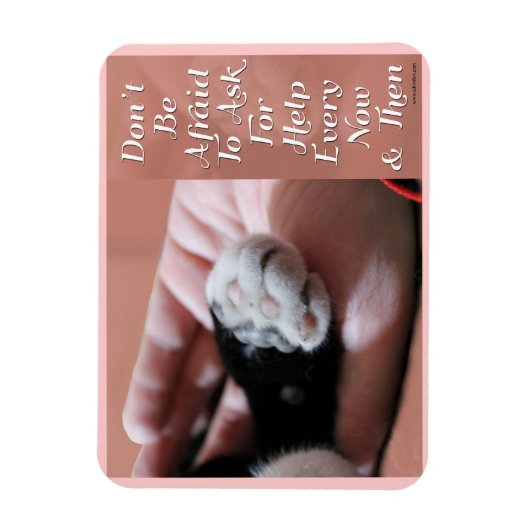 Tijd om hulp te vragen magneet (Verticaal)