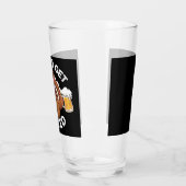 Tijd om ingesmeerd te worden Funny bier Thanksgivi Glas (Links)